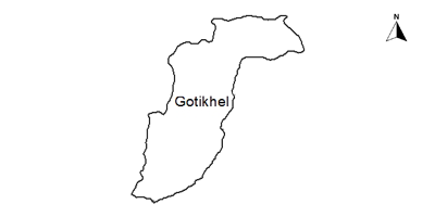 Map of Bagmati Province, Lalitpur District, Nepal